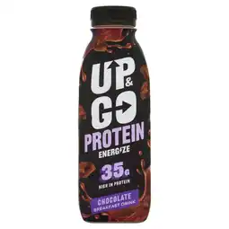Tesco UP&GO Protein Energize Chocolate 500ml offer