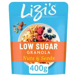 Tesco Lizi's Low Sugar Granola Nuts and Seeds 400g offer