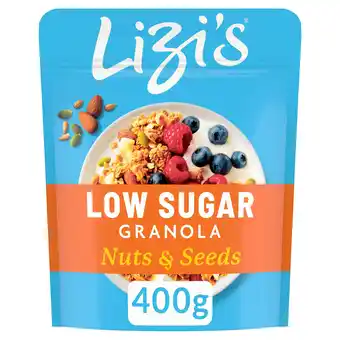 Tesco Lizi's Low Sugar Granola Nuts and Seeds 400g offer