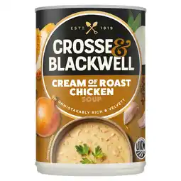 Tesco Crosse & Blackwell Cream of Roast Chicken Soup 400g offer