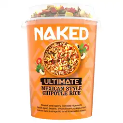 Tesco Naked Ultimate Mexican Style Chipotle Rice 81G offer