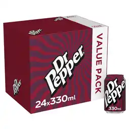Tesco Dr Pepper 330ml 24pk Multipack offer