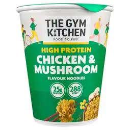 Tesco The Gym Kitchen High Protein Chicken & Mushroom Flavour Noodles 64g offer