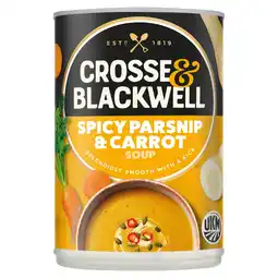 Tesco Crosse And Blackwell Spicy Parsnip & Carrot Soup 400G offer