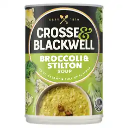 Tesco Crosse And Blackwell Broccoli & Stilton Soup 400G offer