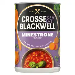 Tesco Crosse & Blackwell Minestrone Soup 400g offer