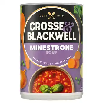 Tesco Crosse & Blackwell Minestrone Soup 400g offer