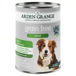 Tesco Arden Grange Grain Free Adult Dog Food - Lamb & Superfoods 395g offer