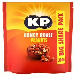 Tesco KP Honey Roast Peanuts 390g offer