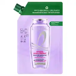 Tesco L'Oreal Hydra Hyaluronic Shampoo Refill 500Ml offer