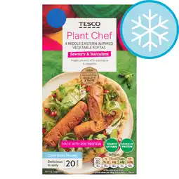 Tesco Tesco Plant Chef 4 Middle Eastern Inspired Vegetarian Koftas 200g offer