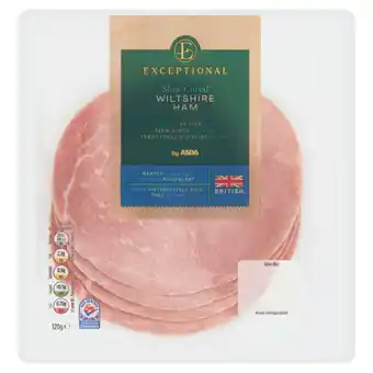 Asda Exceptional by ASDA Slow Cured Wiltshire Ham 120g offer