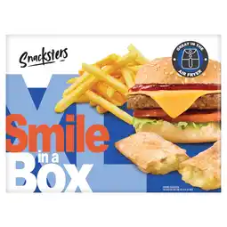 Iceland Snacksters Quarter pounder Meal 366g offer