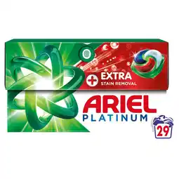 Morrisons Ariel Platinum + Extra Stain Removal All-In-1 Washing Capsules offer