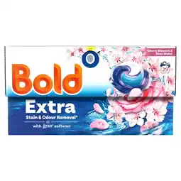Morrisons Bold All-In-1 Platinum Pods Cherry Blossom Washing Capsules offer