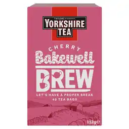 Morrisons Yorkshire Tea Cherry Bakewell Brew 40 Tea Bags offer