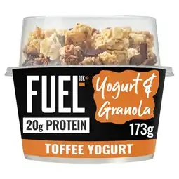 Morrisons Fuel10k 20g Protein Toffee Yogurt & Granola 173g offer