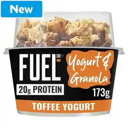 Morrisons Fuel10k 20g Protein Toffee Yogurt & Granola 173g offer