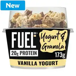 Morrisons Fuel10k 20g Protein Vanilla Yogurt & Granola 173g offer