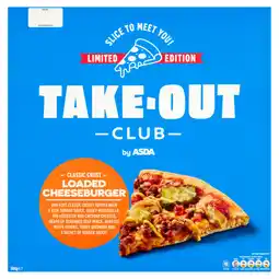 Asda Takeout Club by ASDA Limited Edition Classic Crust Loaded Cheeseburger 504g offer