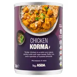 Asda ASDA Chicken Korma 392g offer