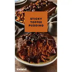 Iceland Iceland Sticky Toffee Pudding 370g offer