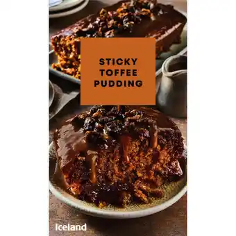 Iceland Iceland Sticky Toffee Pudding 370g offer