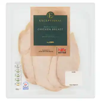 Asda Exceptional by ASDA Butter Roast Chicken Breast 100g offer