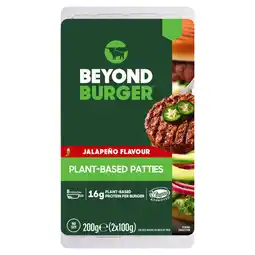 Asda Beyond Meat Jalapeño Flavour Plant-Based Patties 2 x 100g (200g) offer