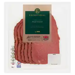 Asda Exceptional by ASDA Salt Cured Pastrami 90g offer