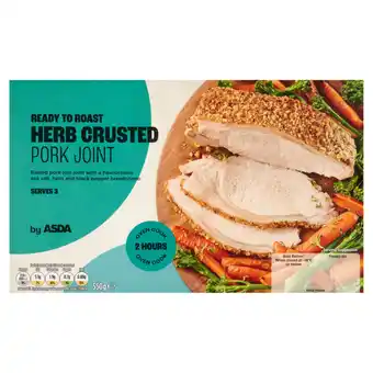 Asda ASDA Herb Crusted Pork Joint 550g offer