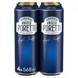 Iceland Birrificio Angelo Poretti Premium Lager Beer 4 x 568ml Cans offer