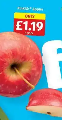 Aldi PinKids Apples offer