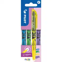 Asda Pilot ERASABLE HIGHLIGHTERS 4PK offer