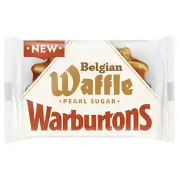 Asda Warburtons Pearl Sugar Belgian Waffle 70g offer