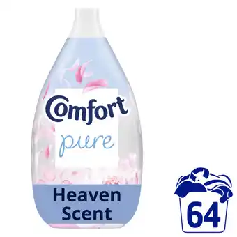 Asda Comfort Fabric Conditioner Pure Heaven Scent 64 washes (960 ml) offer