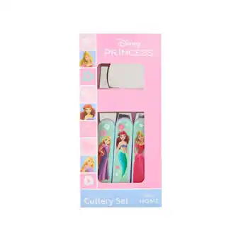 Asda Disney Princess More 3pc SS Cutlery Set offer