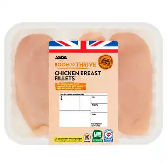 Asda ASDA Room to Thrive Chicken Breast Fillets offer