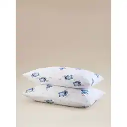Asda George Home Stitch Flowers & Hearts Easycare Pillowcase Pair offer