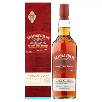 Asda Tamnavulin Speyside Single Malt Scotch Whisky Sherry Cask Edition 70cl offer