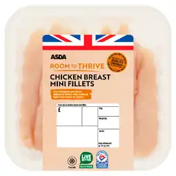 Asda ASDA Room to Thrive Chicken Breast Mini Fillets offer