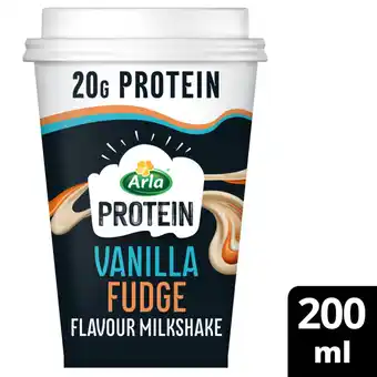 Asda Arla Protein Vanilla Fudge Flavour Milkshake 200ml offer