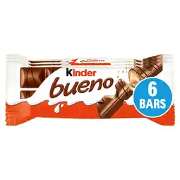 Iceland Kinder Bueno Duo Bar Milk Chocolate and Hazelnuts Lunch Box 3 x 43g (129g) offer