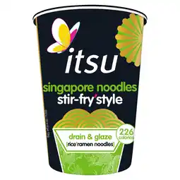 Tesco Itsu Singapore stir fry style noodles 79g offer