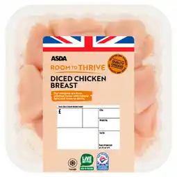 Asda ASDA Room to Thrive Diced Chicken Breast offer