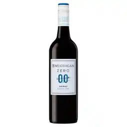 Asda McGuigan Alcohol Free Zero Shiraz 75cl offer
