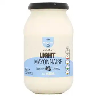 Asda ASDA Classic Light Mayonnaise 500ml offer