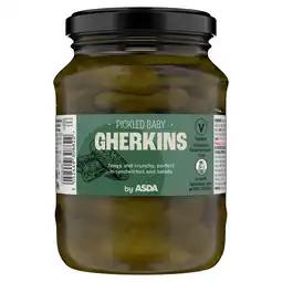 Asda ASDA Pickled Baby Gherkins 340g offer
