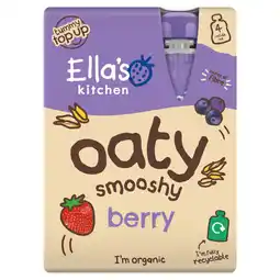 Asda Ella's Kitchen Berry Oaty Smooshy 4 x 90g (360g) offer