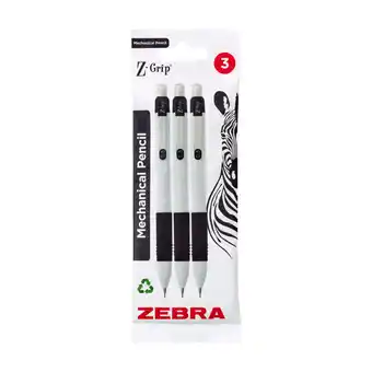 Asda Zebra Mechanical Pencils 3 Pack offer